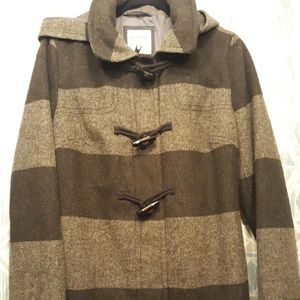 Grey striped Coat